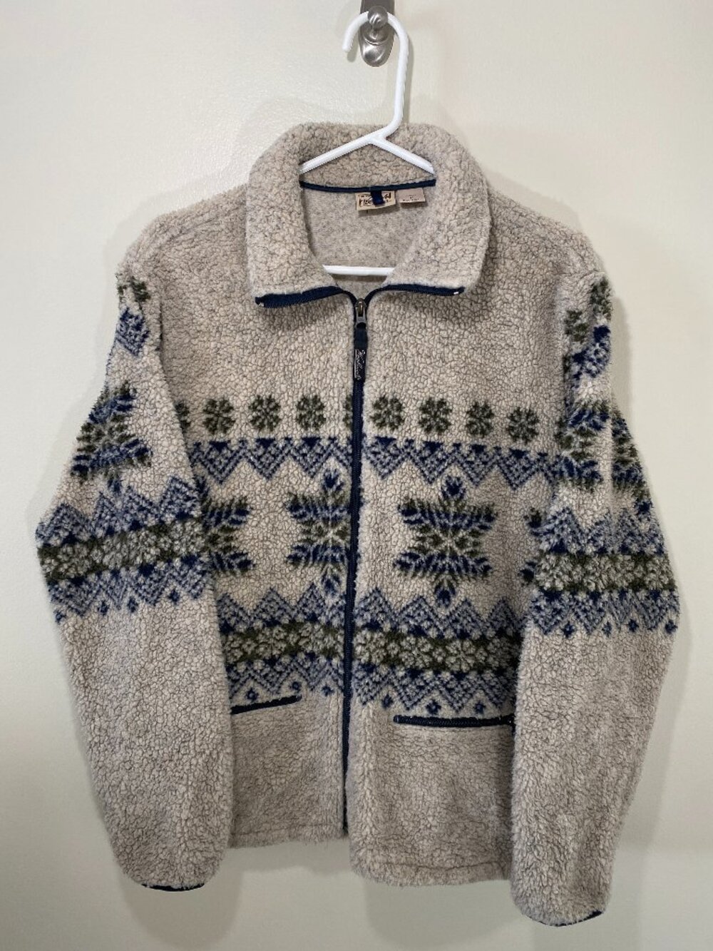 Vintage Woolrich USA Medium Sherpa Fleece Jacket
